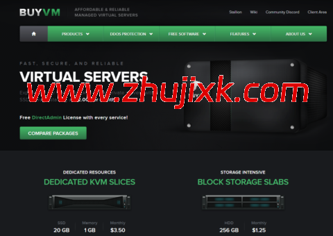 #补货#BuyVM：1Gbps 不限流量 VPS，/月起，可选拉斯维加斯/纽约/迈阿密机房