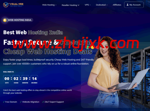 VisualWebTechnologies：洛杉矶 vps，4 核/4GB/100GB SSD/2TB@1Gbps 带宽，.5/月