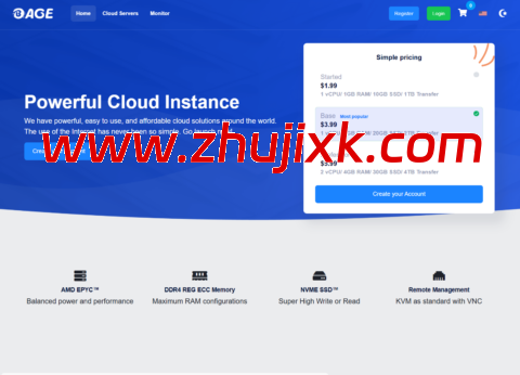#黑五#BageVM：全场 VPS，月付 8 折年付 7 折，/月起，可选香港/日本/新加坡/德国/英国/洛杉矶机房