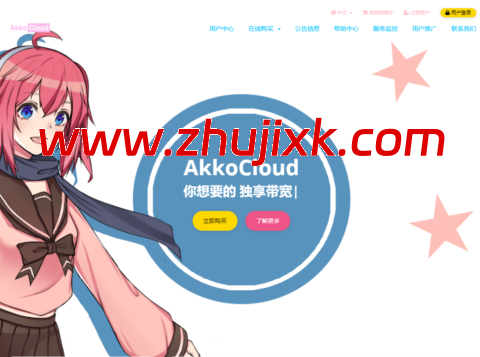 AkkoCloud：美国圣何塞 CN2 GIA 线路 VPS，500Mbps 带宽起，年付 299 元起，三网回程 CN2 GIA