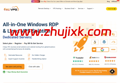 FireVPS：新加坡 vps，AMD Ryzen@1 核/2GB/15GB NVMe/500GB@1Gbps 带宽，.99/月