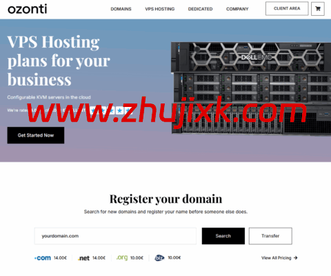 Ozonti：1 核/2GB/25GB NVMe/2TB@1Gbps 带宽，€3/月，可选美国/波兰机房