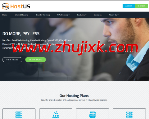 #新年促销#HostUS：KVM VPS + 存储套餐低至$18/年起，日本/新加坡/美国/英国/澳大利亚等多机房可选-国外主机测评