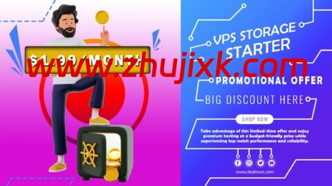 DediRock：美国云服务器，1 核/512MB/256GB/1TB@200Mbps 带宽，class=