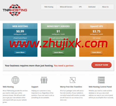 TNAHosting：芝加哥 vps，2 核/1GB/30GB SSD/15TB@1Gbps 带宽，.4/年