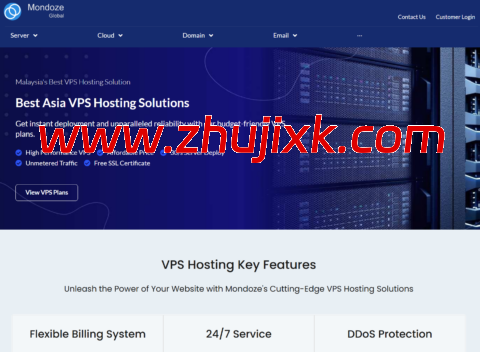 Mondoze : 马来西亚服务器，AS152742，双 ISP 住宅服务器/支持 Netflix/TikTok/ChatGPT/ISP 类型原生住宅 IP，.33/月