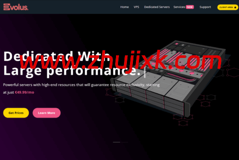 Evolushost：维也纳 vps/德国 vps，1 核/2GB/32GB NVMe/10~40Gbps 带宽，€3.59/月