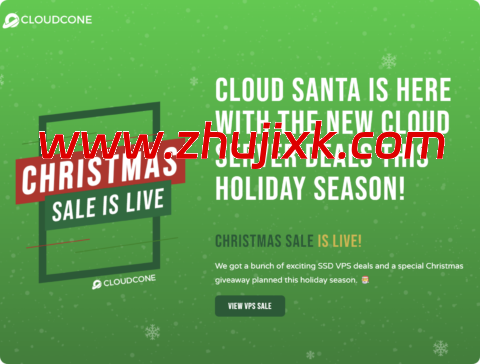 #圣诞促销#CloudCone：2 核/1GB/24GB SSD/3.5TB@1Gbps 带宽，.59/年，可选洛杉矶/圣路易斯机房