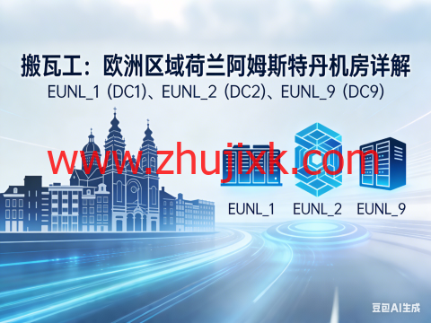 搬瓦工：欧洲区域荷兰阿姆斯特丹 EUNL_1（DC1）、EUNL_2（DC2）及 EUNL_9（DC9）机房详解