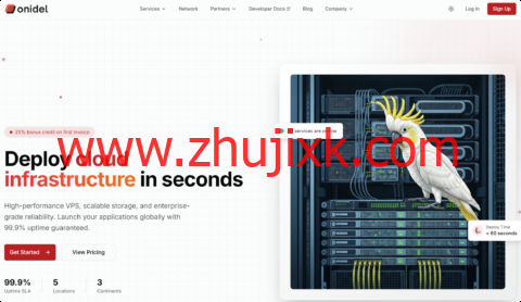 Onidel：重磅上线新加坡/悉尼大硬盘 VPS，1 核/1GB 内存/20G SSD+1000G HDD/1TB 流量/1Gbps 带宽，/年起