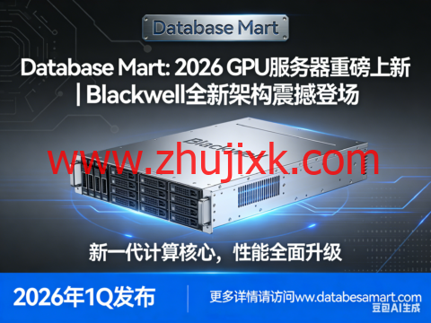 Database Mart： 2026 GPU 服务器重磅上新｜Blackwell 全新架构震撼登场