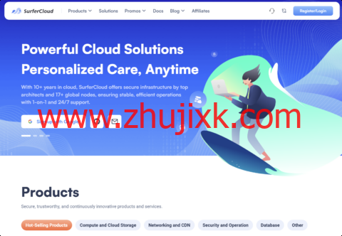 SurferCloud 洛杉矶轻量云：200Mbps 不限流量、AMD EPYC、三网优化路由 支持流媒体解锁