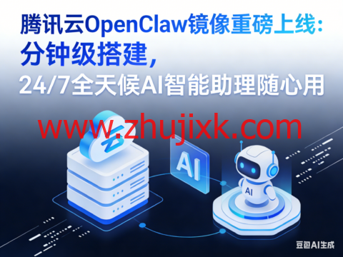 腾讯云 OpenClaw 镜像重磅上线:分钟级搭建,24/7 全天候 AI 智能助理随心用 腾讯云 OpenClaw 镜像重磅上线:分钟级搭建,24/7 全天候 AI 智能助理随心用