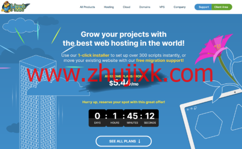 老鹰主机 HawkHos：St. Patrick's Day 促销来袭，圣帕特里克节促销低至 2 折起，虚拟主机/VPS/域名注册