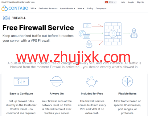零成本加固云服务器!Contabo 免费内置防火墙全面解析 零成本加固云服务器!Contabo 免费内置防火墙全面解析