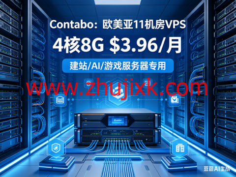 Contabo:欧美亚 11 机房 VPS 4 核 8G alt= Contabo:欧美亚 11 机房 VPS 4 核 8G width=
